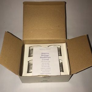 Princess house - crystal napkin rings